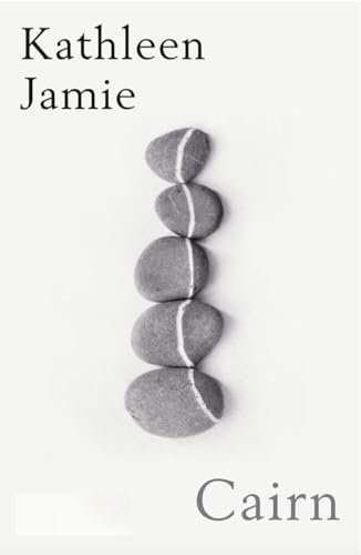 Book cover featuring a vertical stack of five grey stones on a white background.