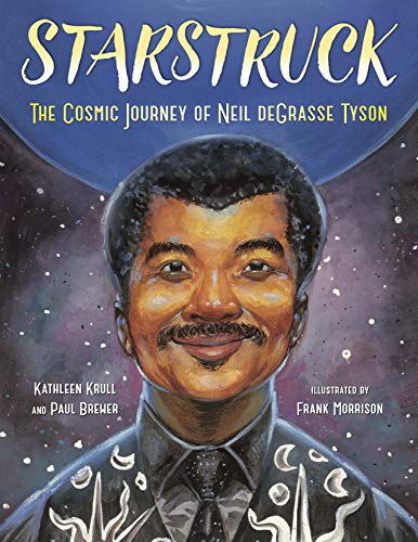 Book cover featuring a painted portrait of Neil deGrasse Tyson.