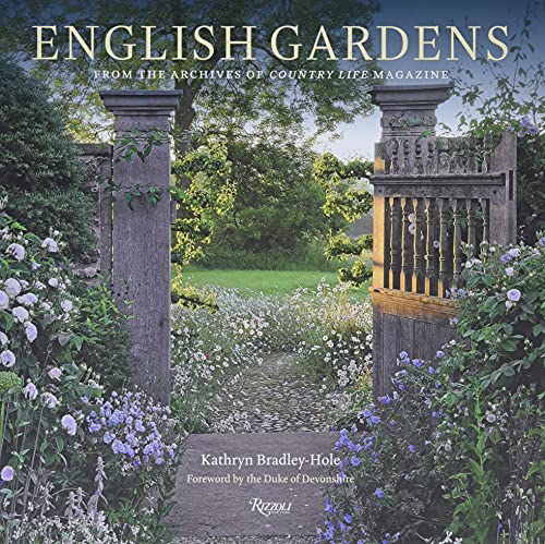 Book cover: stone garden gate framed by lush purple flowers.