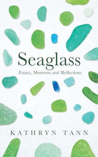 Book cover with scattered, colorful sea glass and title "Seaglass".