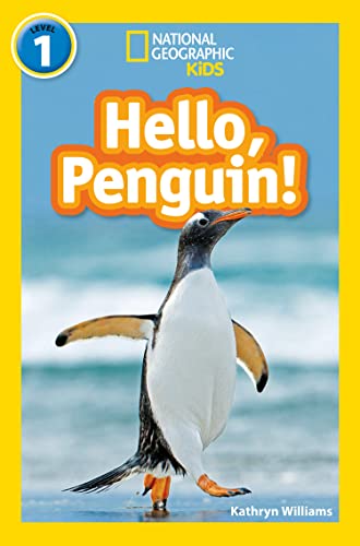 Book cover featuring a penguin standing on a sandy beach.