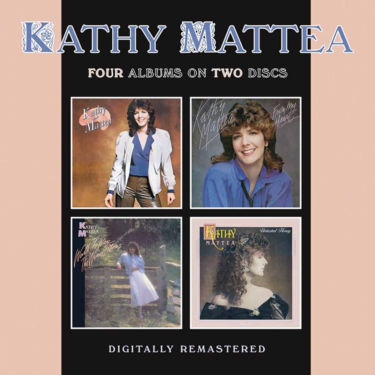 CD cover featuring Kathy Mattea with four album covers in a grid.