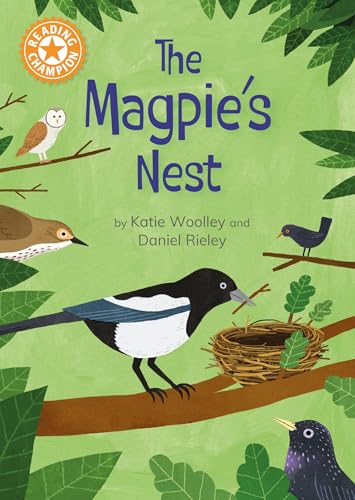 Book cover with a magpie building a nest amongst other birds.