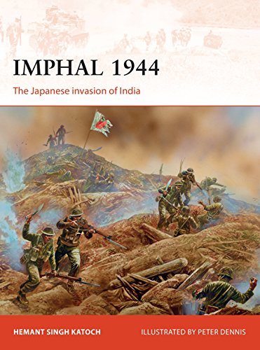 Book cover: "Imphal 1944" depicts WWII soldiers in a mountainous battle.