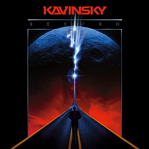 Reborn" CD cover: lone figure on a road toward a glowing planet.