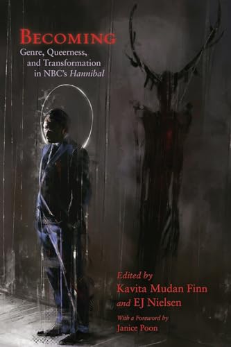 Book cover: Man in suit, shadowy figure with antlers, dark and moody.