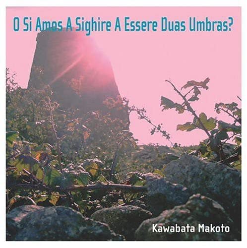 CD cover with a rocky landscape, tower, and pink sky.