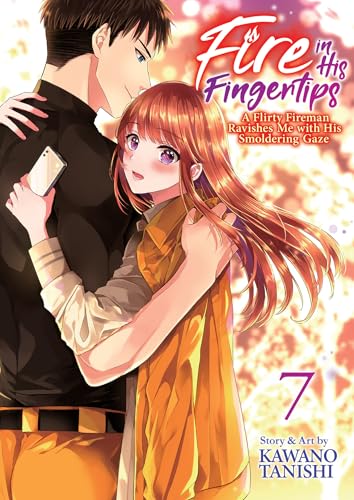 Manga cover with a man and woman in a close embrace.