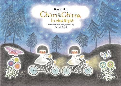 Book cover: two figures on bicycles under a starry night sky.