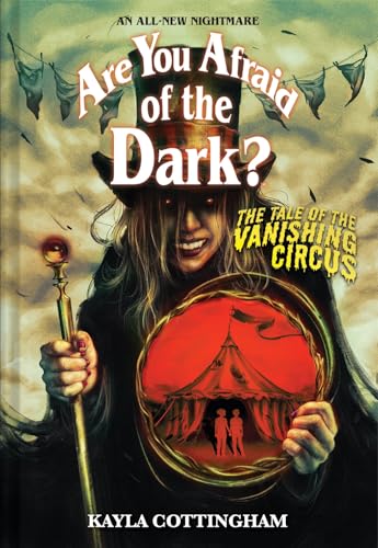 Book cover featuring a smiling figure in a top hat holding a circus mirror.