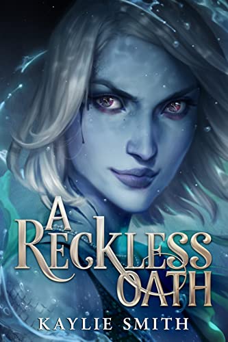 Book cover featuring a woman with pale skin and red eyes.