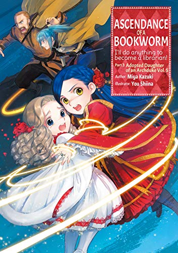 Anime-style book cover featuring two young girls hugging, surrounded by glowing golden rings.