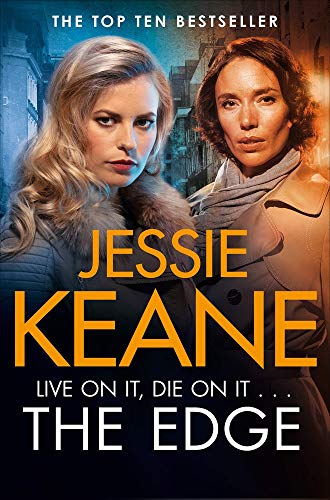 Book cover: two women with a city street background, title "The Edge".