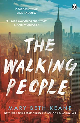 Book cover featuring the title The Walking People over a New York City skyline.