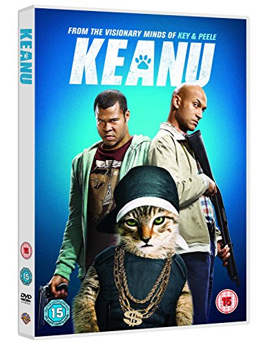 DVD cover featuring Key and Peele behind a kitten wearing a chain and cap.