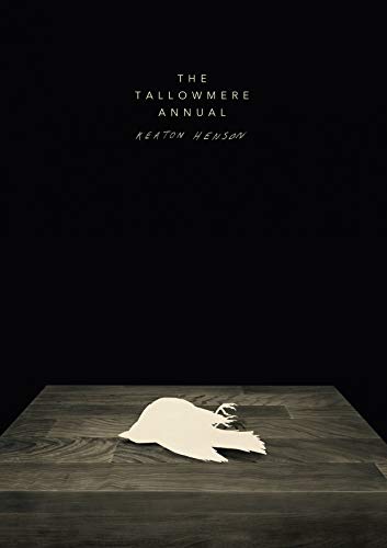 Book cover: "The Tallowmere Annual" with a small, white bird sculpture.