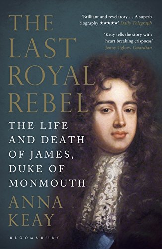 Book cover: portrait of James, Duke of Monmouth, in 17th-century attire.