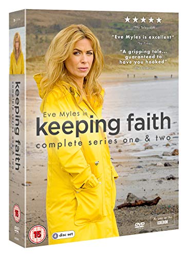 DVD box set cover featuring a woman in a yellow raincoat on a beach.