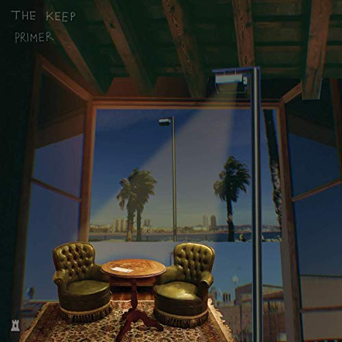 Vinyl album cover: chairs facing a coastal view through a window.