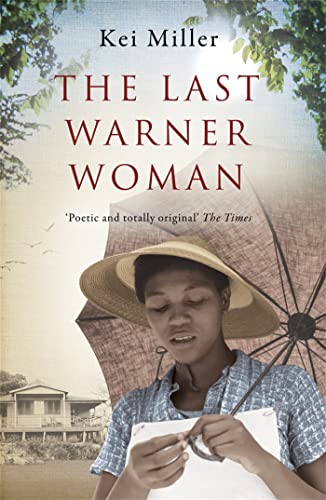 Book cover: woman with parasol, vintage style, reading a letter.