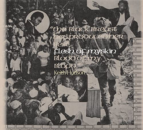 Black and white album cover for Keith Hudson’s “Flesh Of My Skin.”