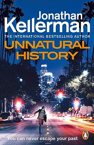 Book cover: "Unnatural History" by Jonathan Kellerman, with a city skyline.