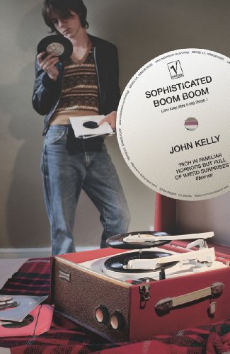 Book cover with a man holding a vinyl record and turntables.