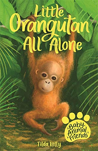Book cover featuring a young orangutan clinging to a branch in foliage.