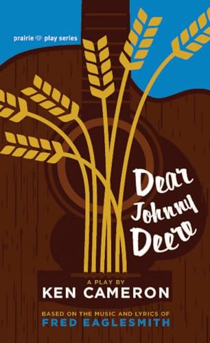 Book cover: “Dear Johnny Deere” with guitar and wheat illustration.