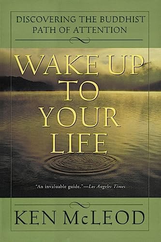 Book cover with gold text, a lake, and mountains in the background.