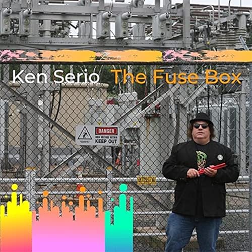 CD cover for Ken Serio’s “The Fuse Box” featuring an electrical substation.