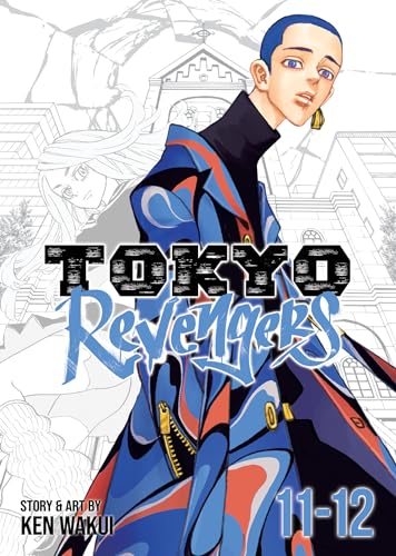 Cover of Tokyo Revengers omnibus volumes 11-12, featuring a blue-haired character.