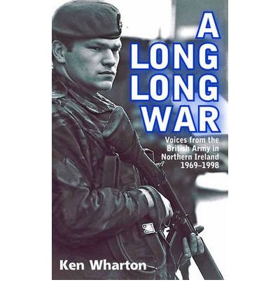 Book cover: soldier with rifle, titled “A Long Long War.”