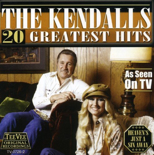 CD cover for The Kendalls’ “20 Greatest Hits” featuring two people.