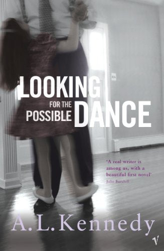 Book cover: couple dancing, blurred motion, title "Looking for the Possible Dance.