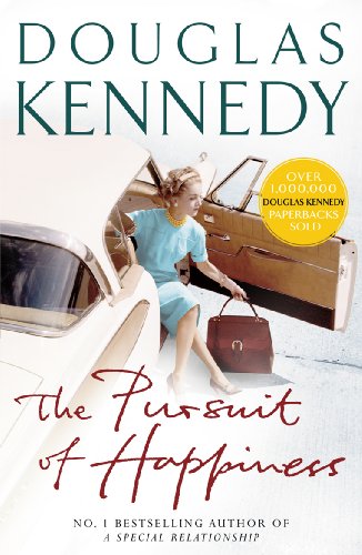 Book cover: woman with suitcase beside a vintage car.