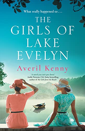 Book cover with two women in hats overlooking a misty lake.