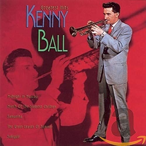 Kenny Ball album cover featuring the trumpeter in a suit.