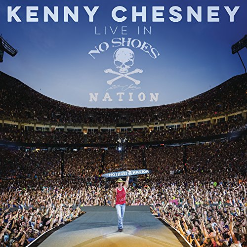 Kenny Chesney concert album cover with a skull and crowd scene.