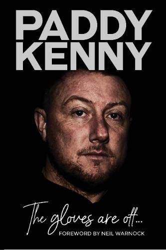 Book cover featuring a portrait of Paddy Kenny against a black background.