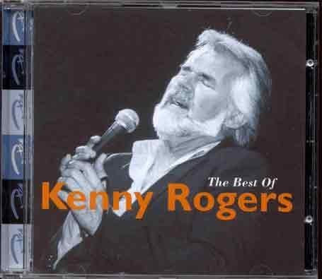 CD case featuring a portrait of Kenny Rogers singing into a microphone.