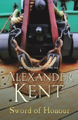 Book cover: "Sword of Honour" with a ship's cannon and author's name.