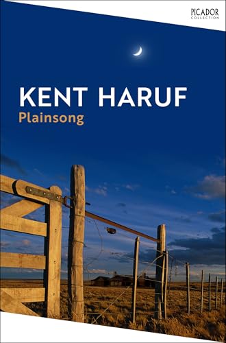 Book cover for "Plainsong" by Kent Haruf, featuring a rural fence.
