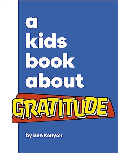 Book cover with white text on blue, featuring the word "GRATITUDE".