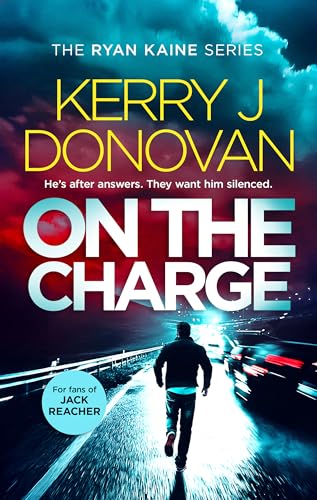 Book cover: man running on road, cars with headlights approaching.