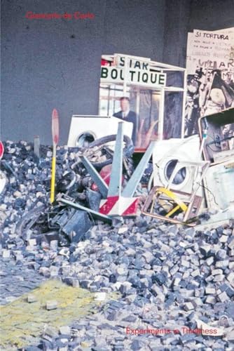 Book cover featuring a chaotic collage of debris and a man in a suit.