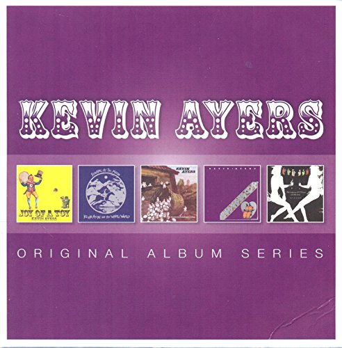 Purple CD case featuring album art for Kevin Ayers’ original albums.
