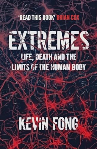 Book cover: "Extremes" by Kevin Fong, with red neural network imagery.