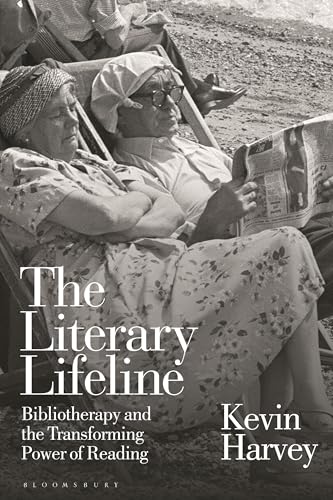 Book cover featuring a vintage photo of women reading, titled "The Literary Lifeline.