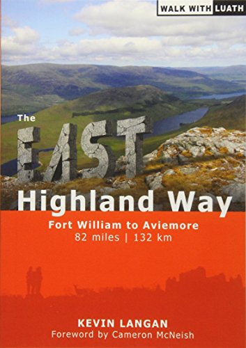 Book cover for “The East Highland Way” featuring a mountain landscape.